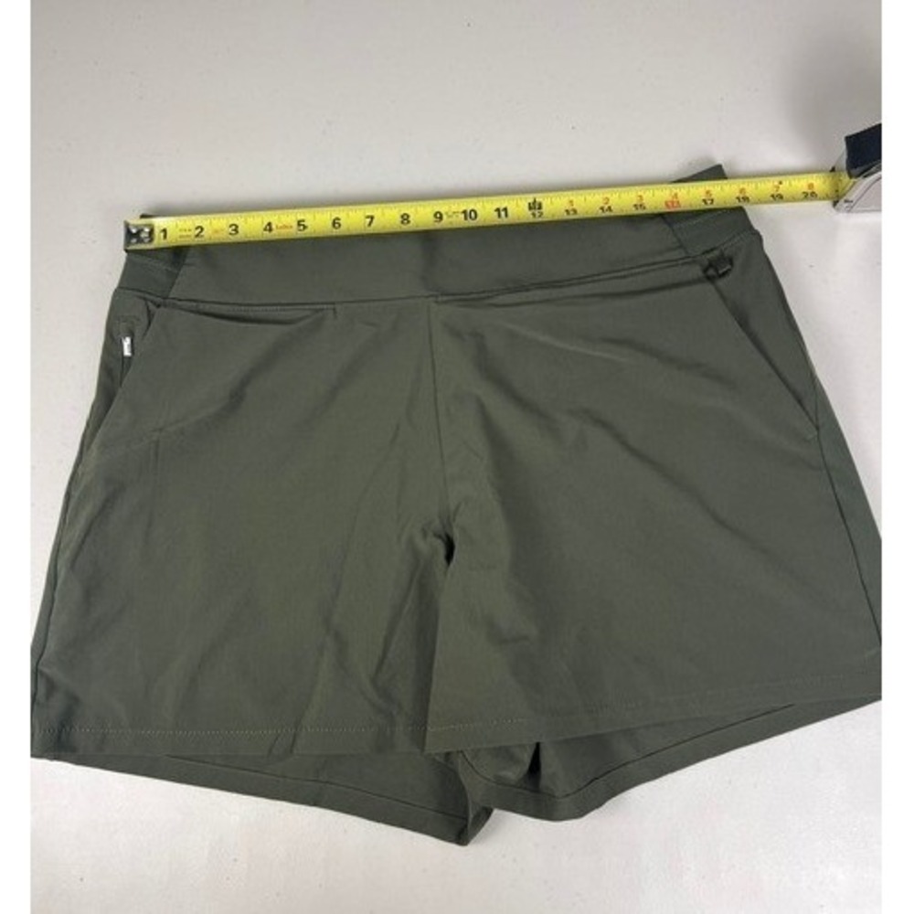 Athleta Trekkie North Short Olive Green Hiking Activewear Womens 16 - Picture 6 of 12